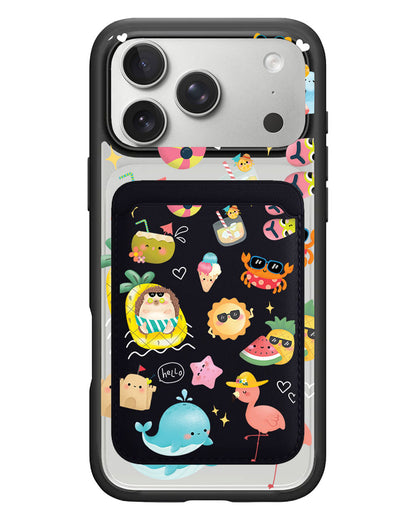 iPhone Magnetic Wallet Case - Summer