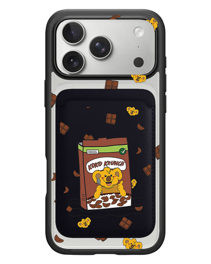 iPhone Magnetic Wallet Case - Choco Cereal
