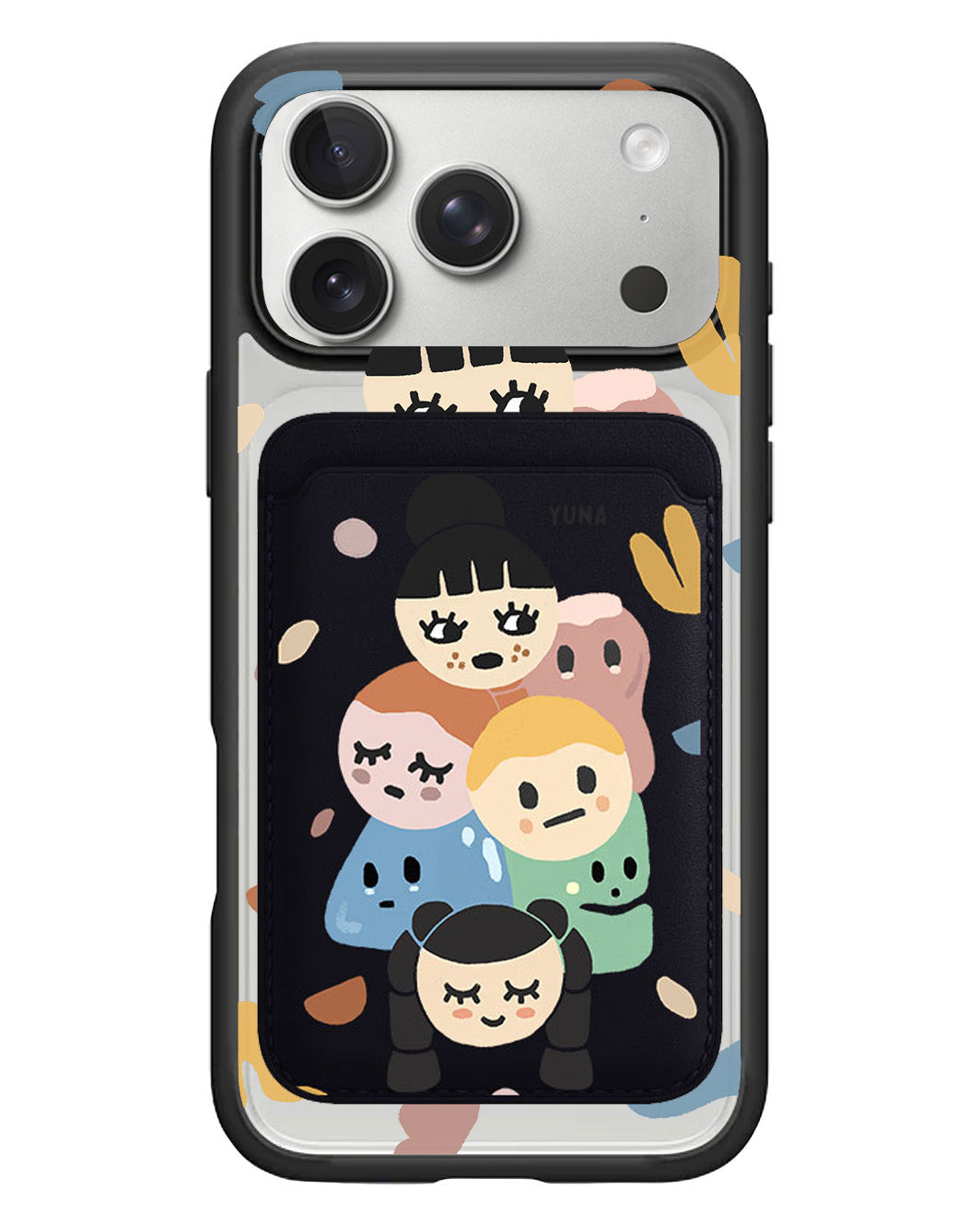 iPhone Magnetic Wallet Case - Doodle 1