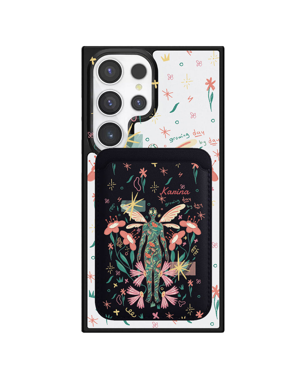 Android Magnetic Wallet Case - Growing Day by Day