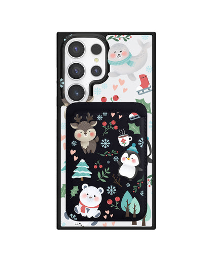 Android Magnetic Wallet Case - Winter