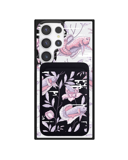 Android Magnetic Wallet Case - Fish & Floral 1.0