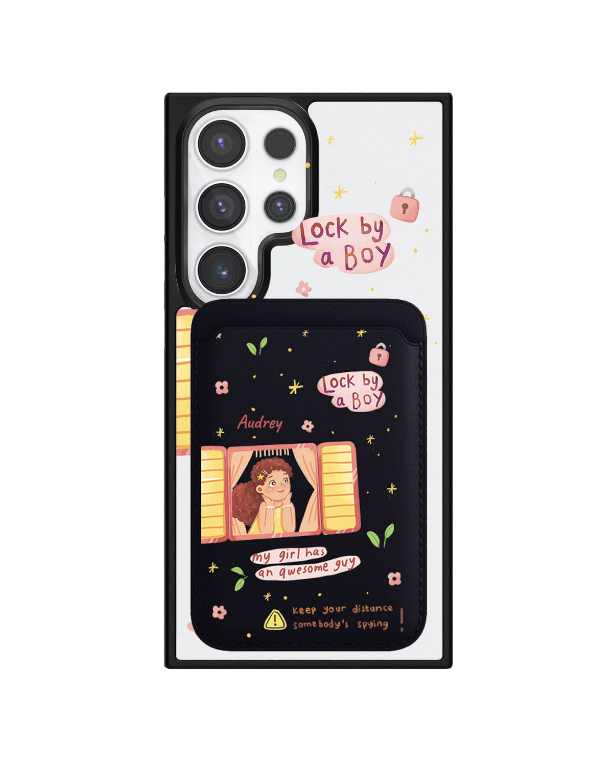 Android Magnetic Wallet Case - Crush Girl