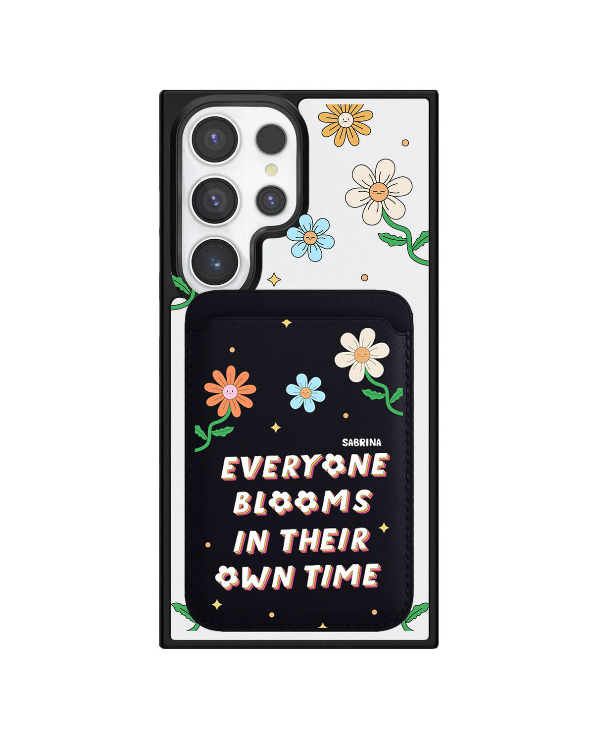 Android Magnetic Wallet Case - Blooms