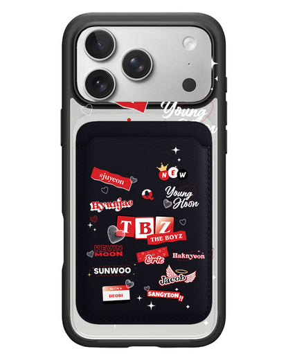 iPhone Magnetic Wallet Case - The Boyz Members
