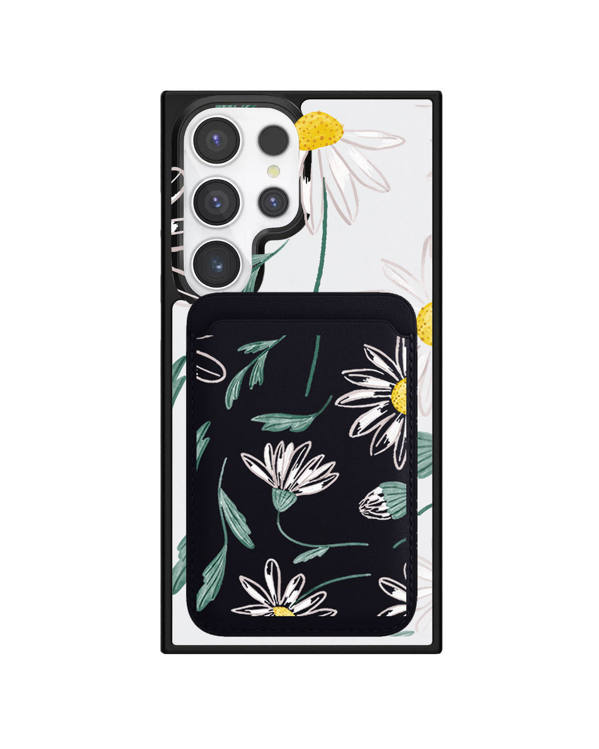 Android Magnetic Wallet Case - April Daisy