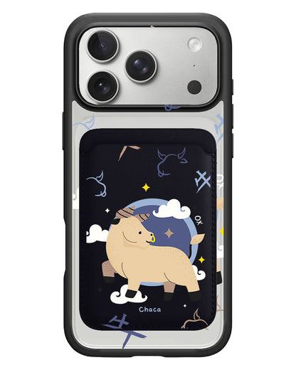 iPhone Magnetic Wallet Case - Ox (Chinese Zodiac / Shio)