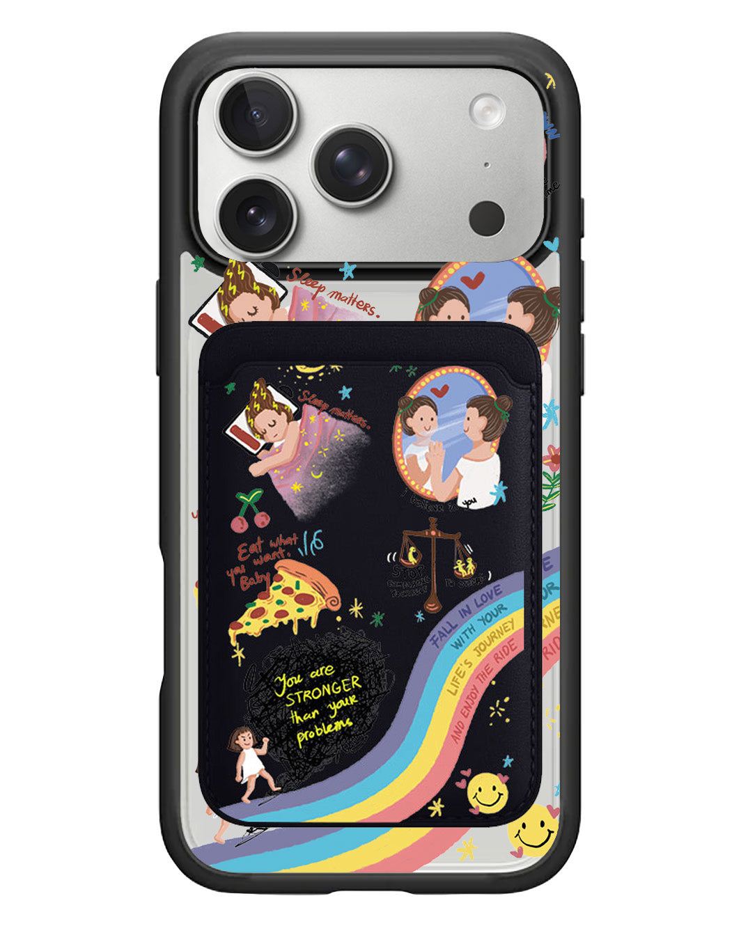 iPhone Magnetic Wallet Case - Self Love 2.0