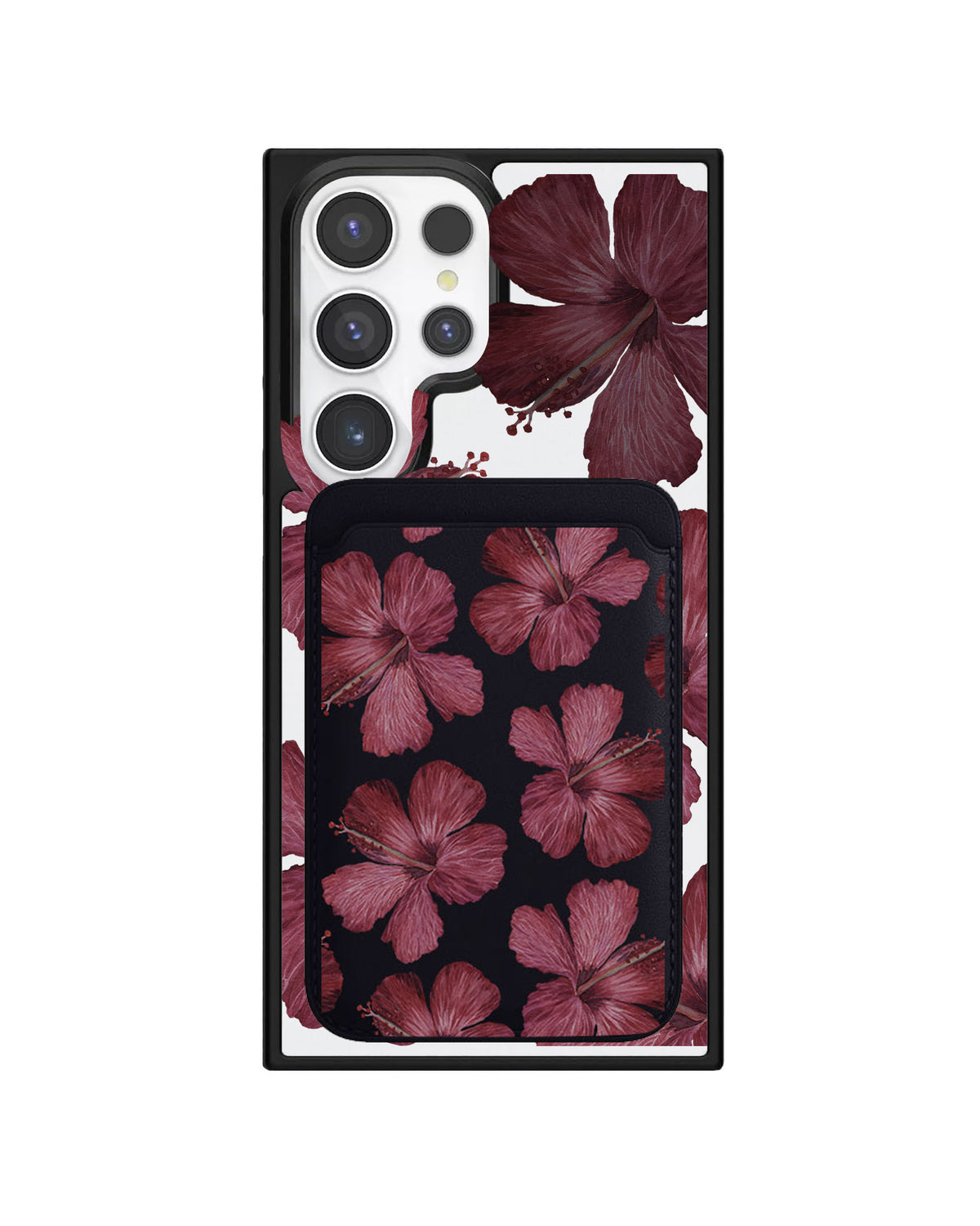 Android Magnetic Wallet Case - Hibiscus