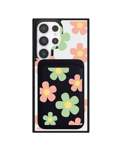 Android Magnetic Wallet Case - Daisy Spring