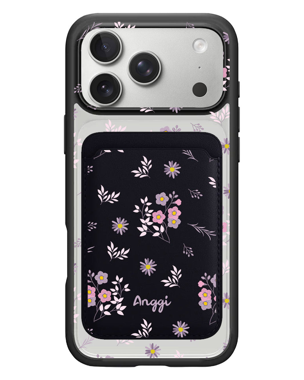 iPhone Magnetic Wallet Case - Cherry Blossom