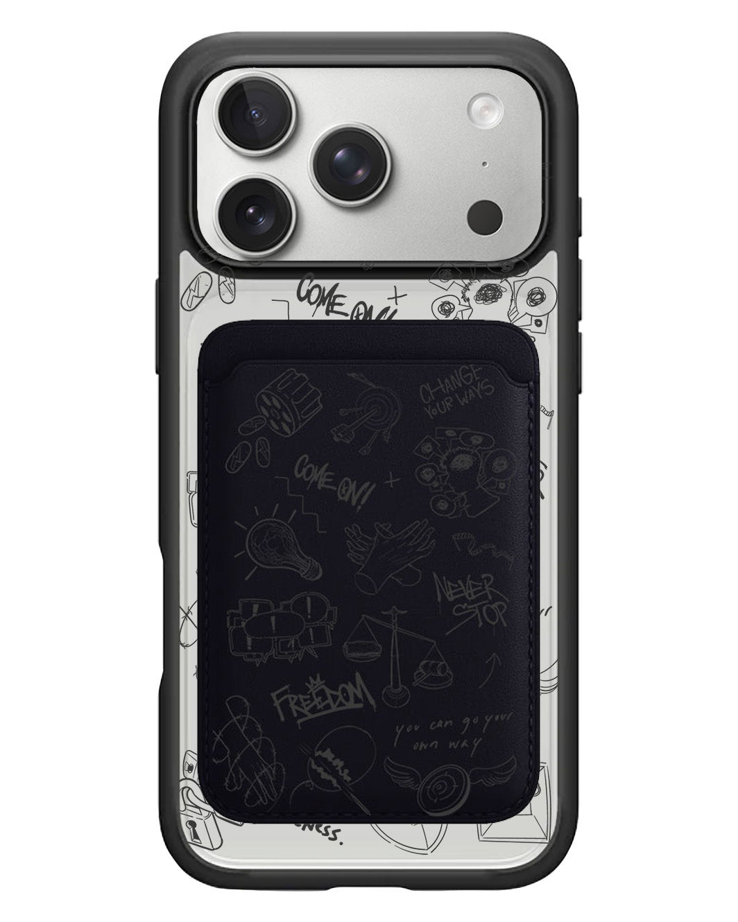 iPhone Magnetic Wallet Case - Freedom