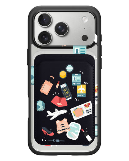 iPhone Magnetic Wallet Case - Stewardess