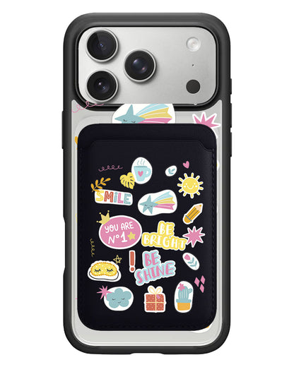 iPhone Magnetic Wallet Case - Self Love Sticker Pack 3.0