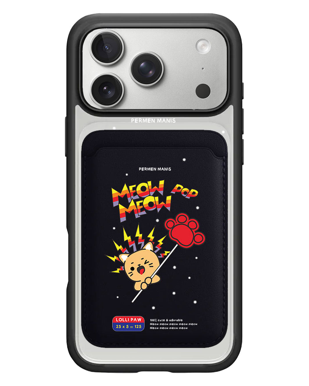 iPhone Magnetic Wallet Case - Meow Pop 2.0
