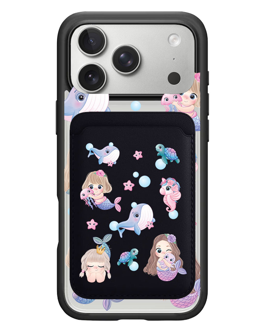 iPhone Magnetic Wallet Case - Little Mermaid