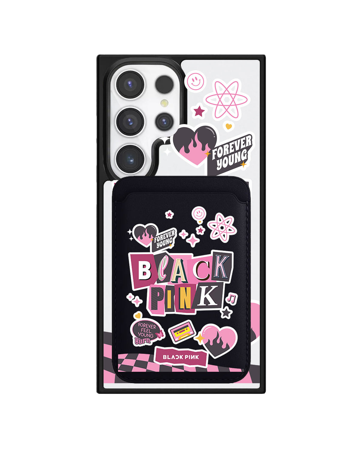 Android Magnetic Wallet Case - Blackpink Forever Young