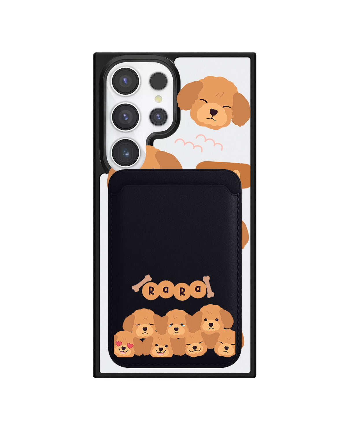 Android Magnetic Wallet Case - Poodle Squad 3.0