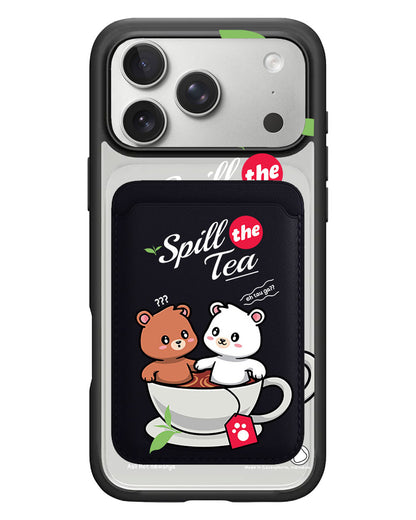 iPhone Magnetic Wallet Case - Spill The Tea