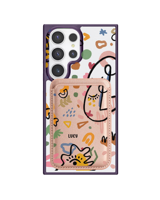 Android Magnetic Wallet Case - Abstract 5.0