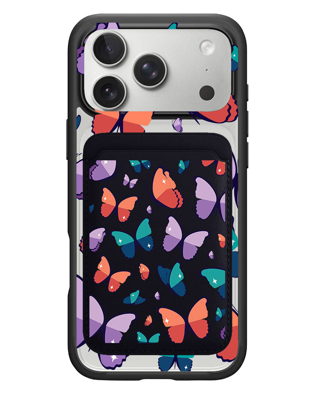 iPhone Magnetic Wallet Case - Butterfly