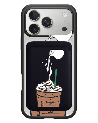 iPhone Magnetic Wallet Case - Coffee Frappe
