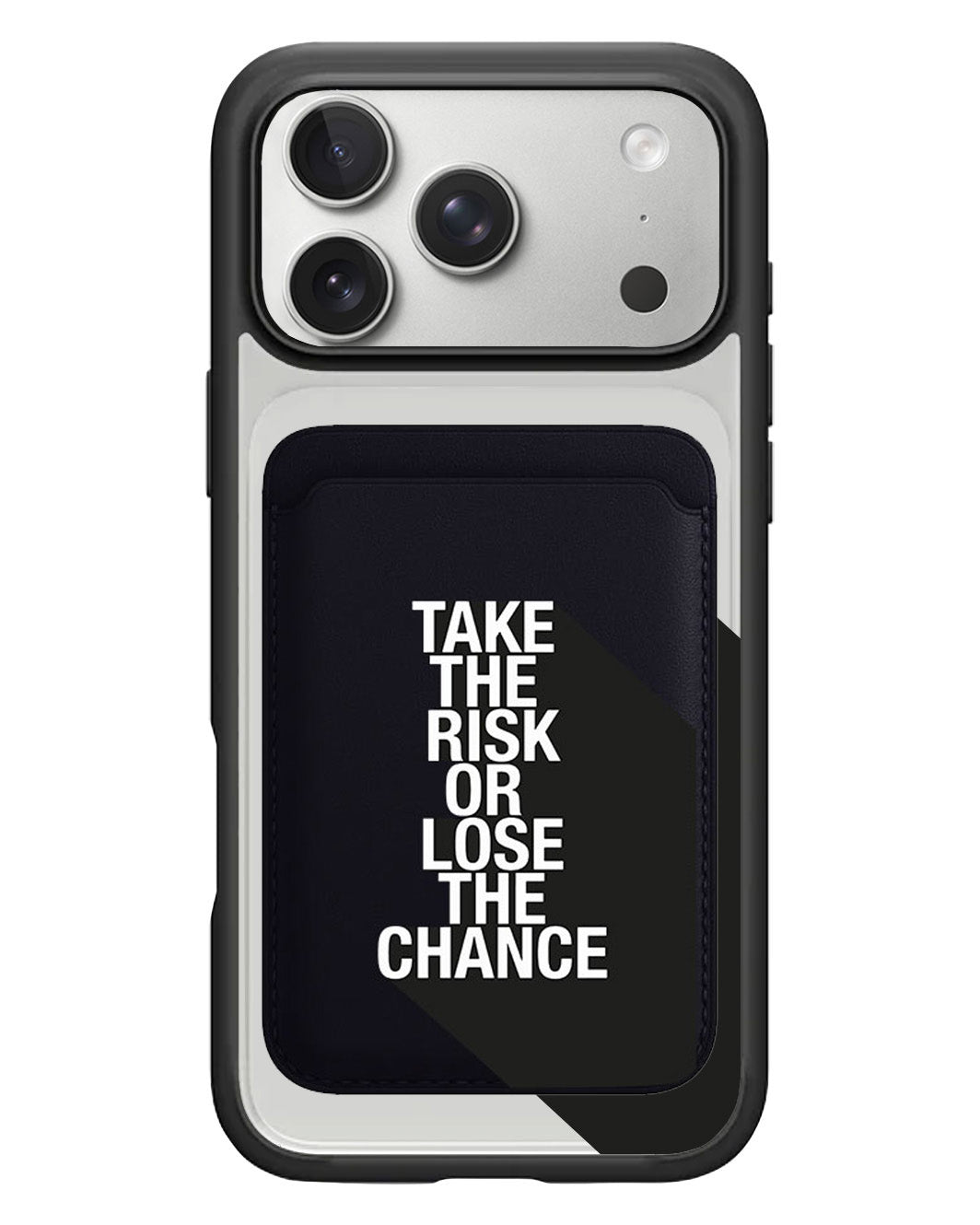 iPhone Magnetic Wallet Case - Take the Risk