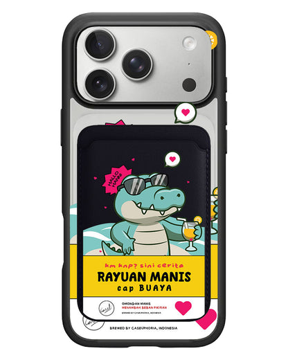 iPhone Magnetic Wallet Case - Cap Buaya