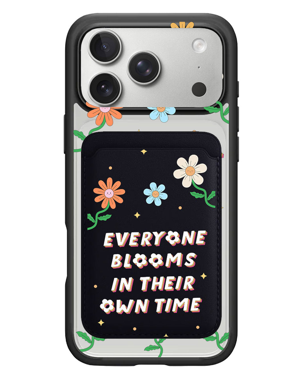 iPhone Magnetic Wallet Case - Blooms