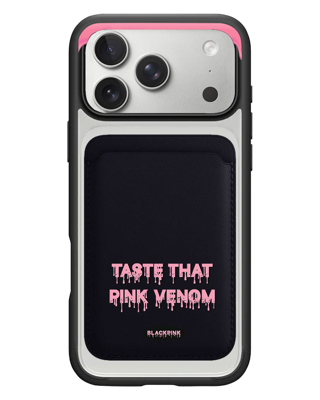 iPhone Magnetic Wallet Case - Pink Venom