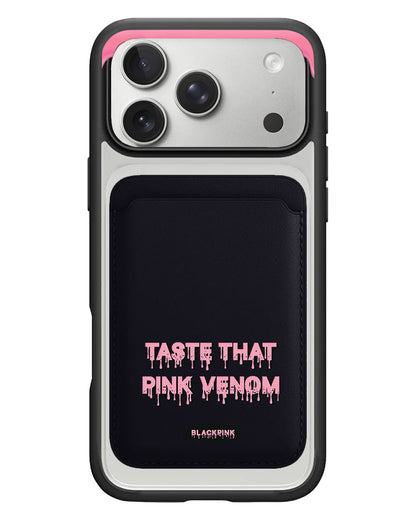 iPhone Magnetic Wallet Case - Pink Venom