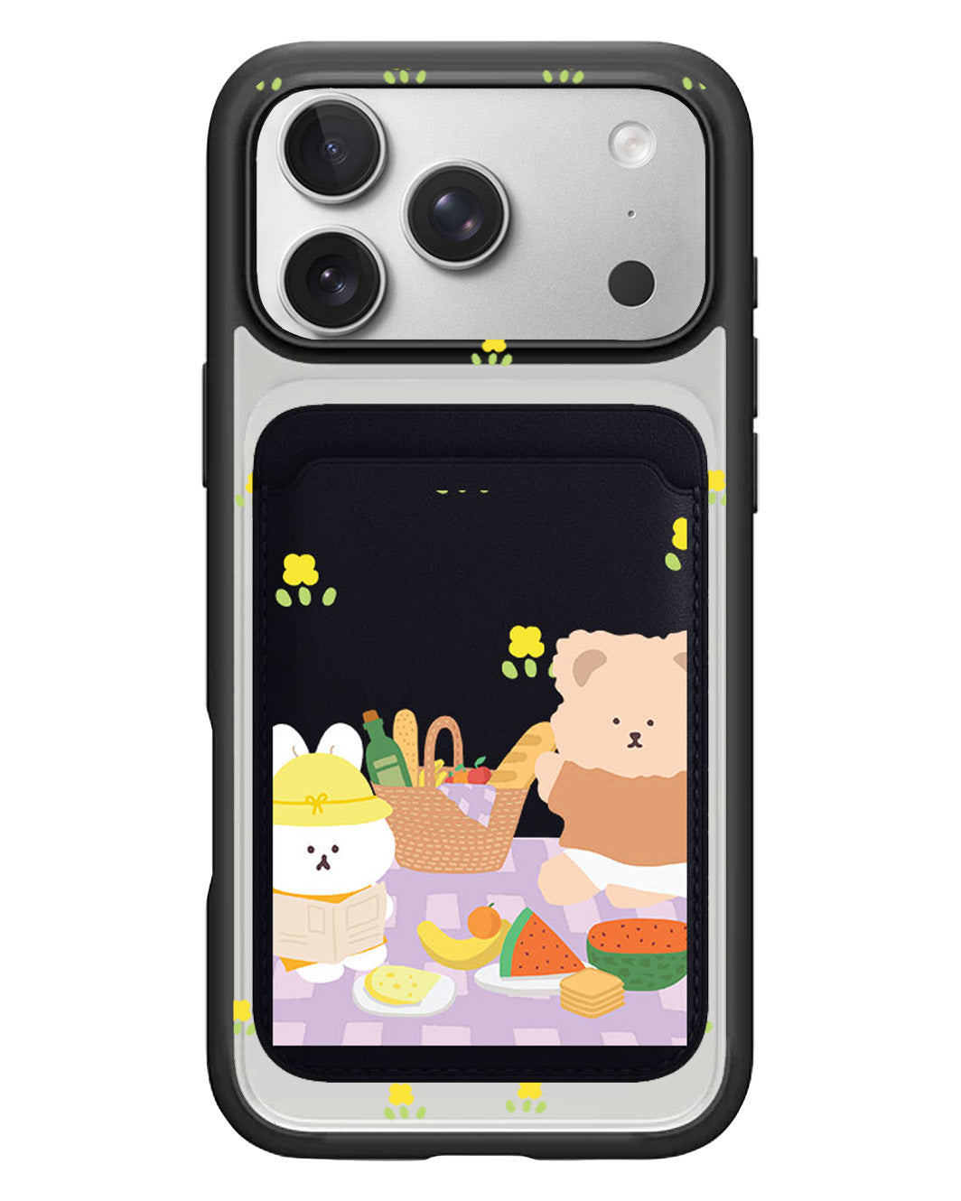iPhone Magnetic Wallet Case - Picnic Lilac