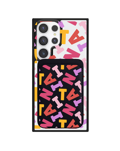 Android Magnetic Wallet Case - Scattered Monogram 1.0