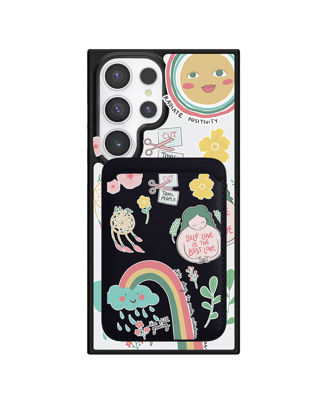 Android Magnetic Wallet Case - Self Love