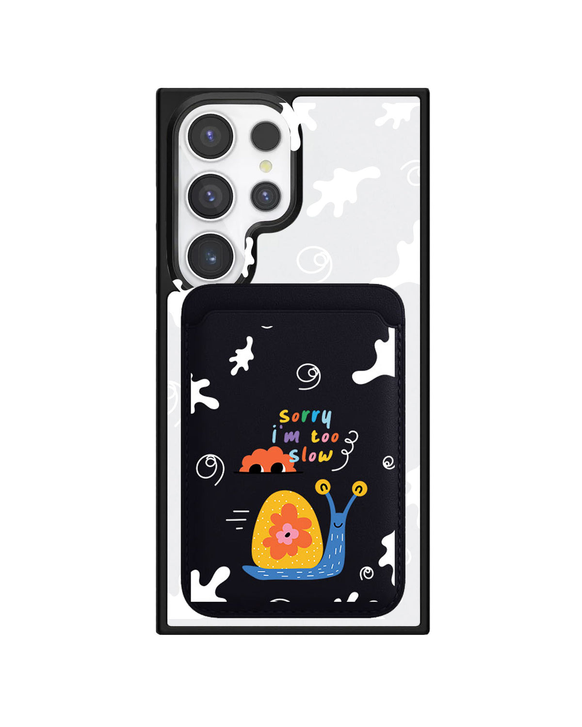 Android Magnetic Wallet Case - Sorry Being Slow