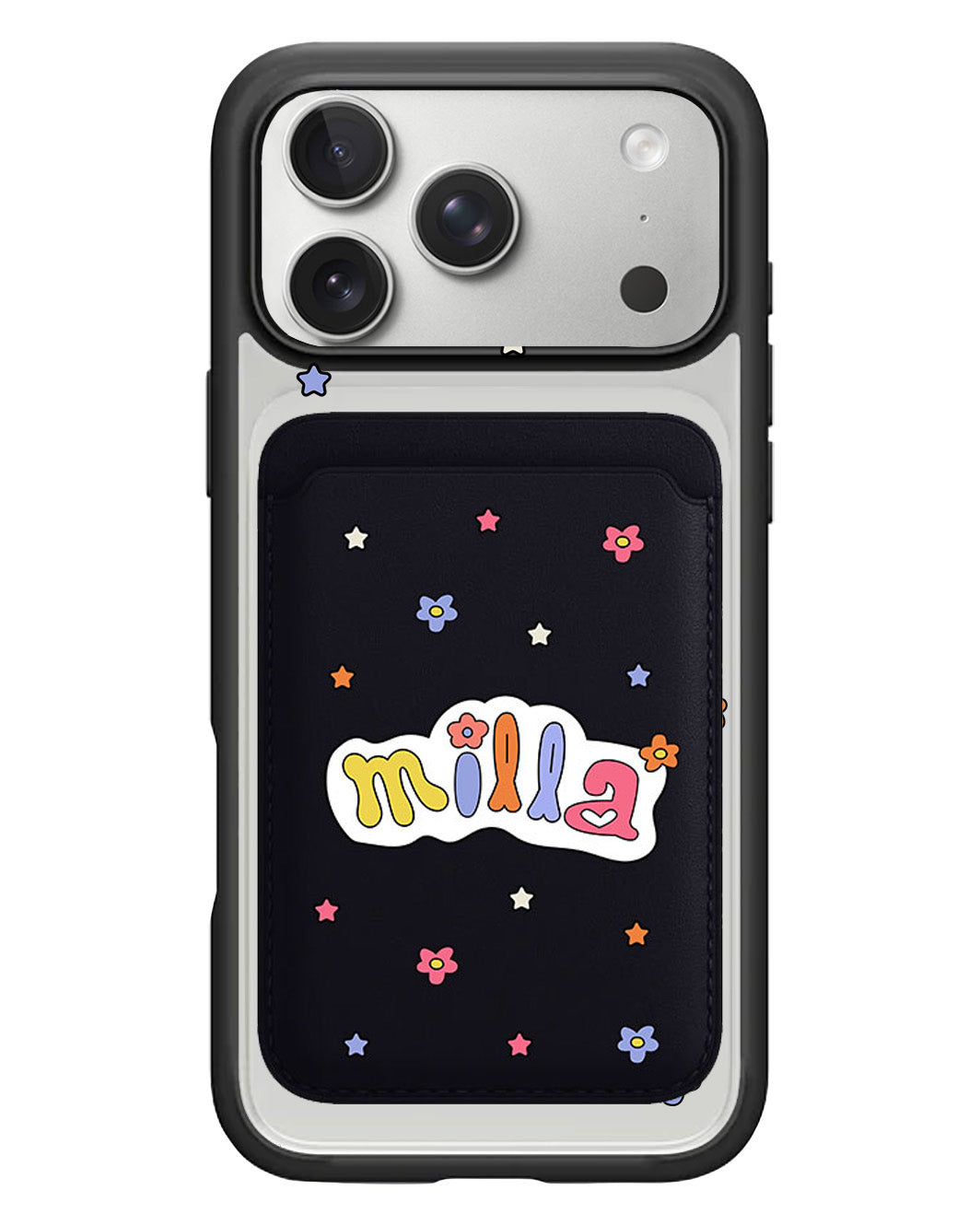 iPhone Magnetic Wallet Case - Adorable Monogram 5.0