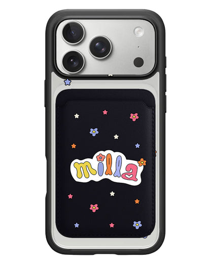 iPhone Magnetic Wallet Case - Adorable Monogram 5.0