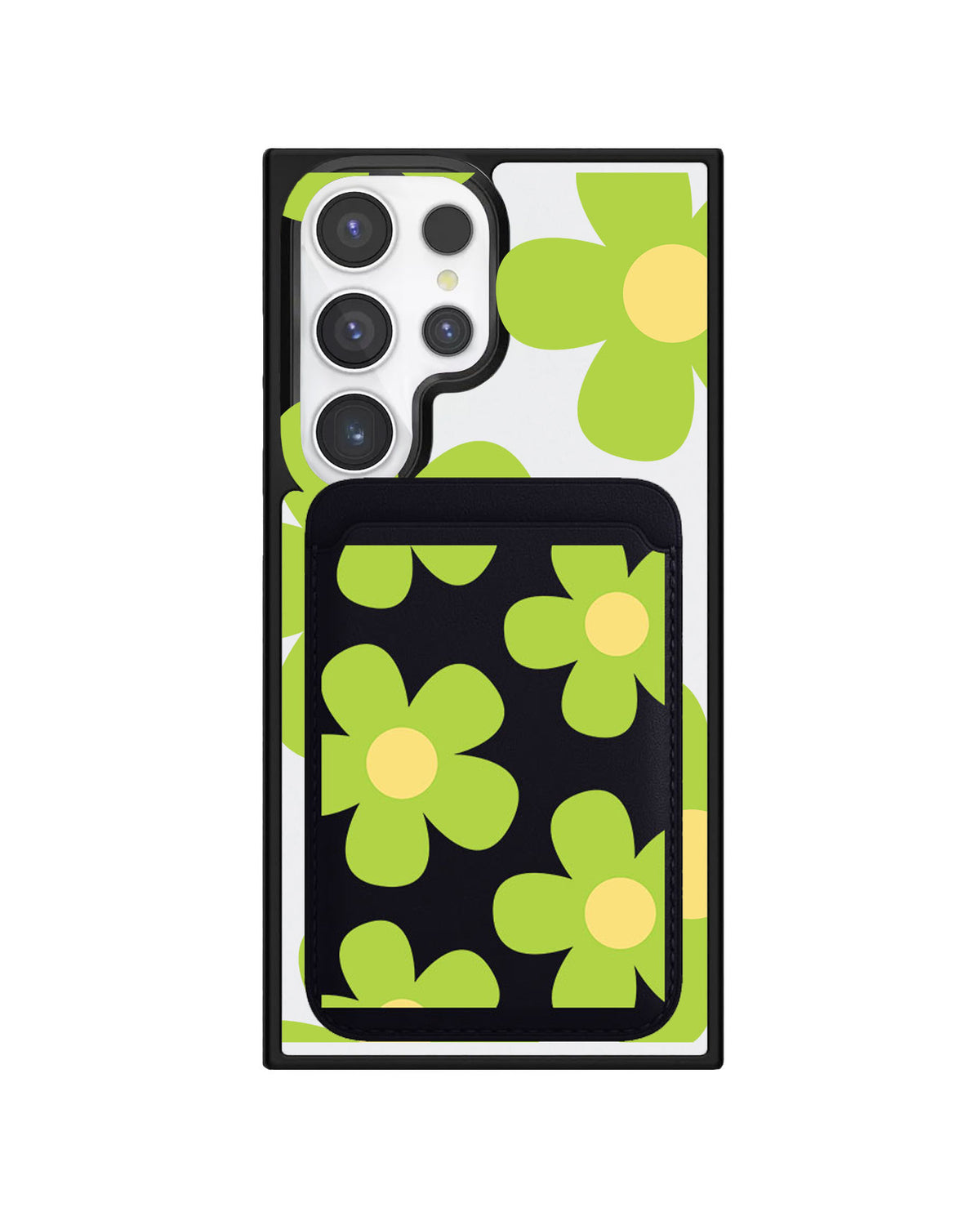 Android Magnetic Wallet Case - Daisy Bloom