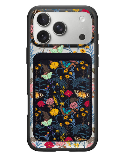 iPhone Magnetic Wallet Case - Flora Magnolia