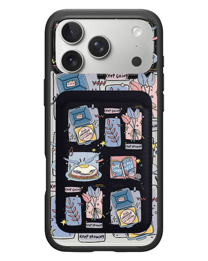iPhone Magnetic Wallet Case - Grow (Sunnysidearteu)