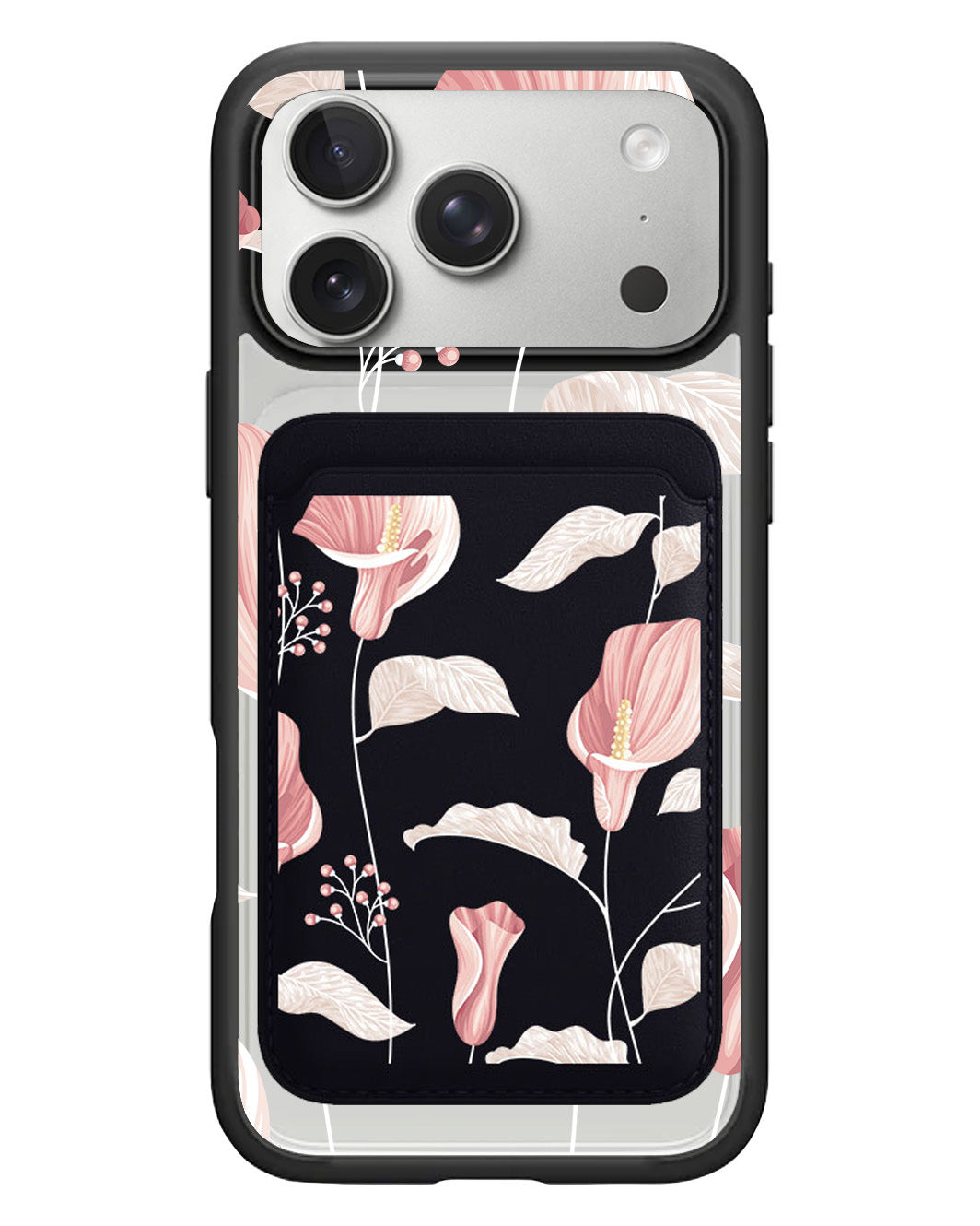 iPhone Magnetic Wallet Case - Easter Lily