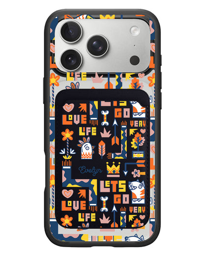 iPhone Magnetic Wallet Case - Life in Colour