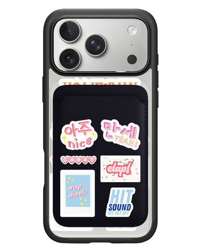 iPhone Magnetic Wallet Case - Seventeen Sticker Pack