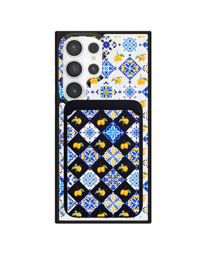 Android Magnetic Wallet Case - Majolica Tuscany