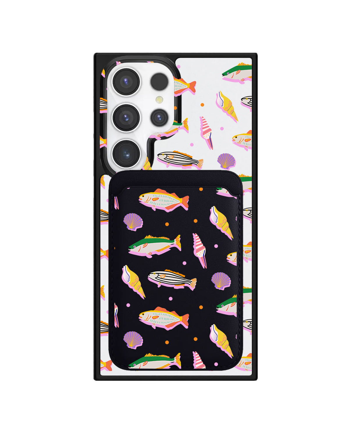 Android Magnetic Wallet Case - Sardines 3.0