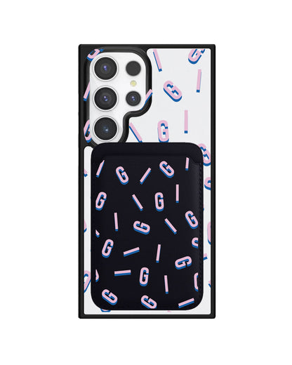 Android Magnetic Wallet Case - Monogram 1.0 Cotton Candy