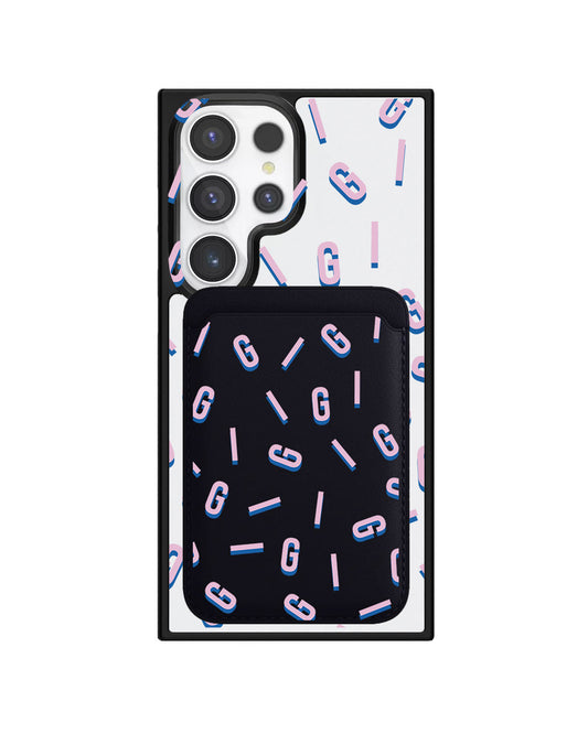Android Magnetic Wallet Case - Monogram 1.0 Cotton Candy