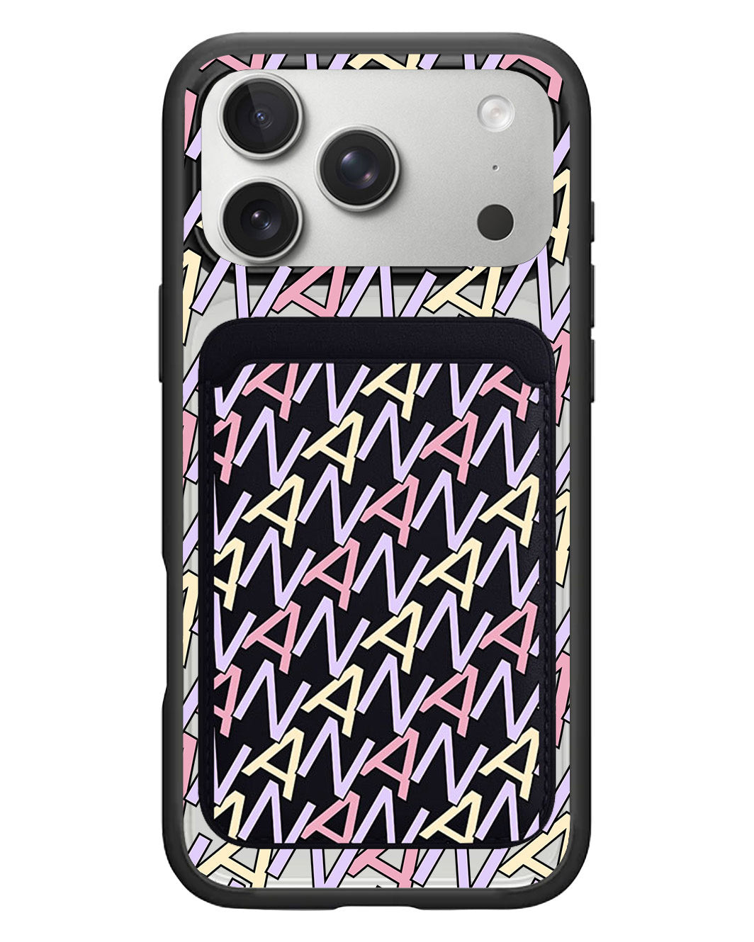 iPhone Magnetic Wallet Case - Initial Monogram 5.0