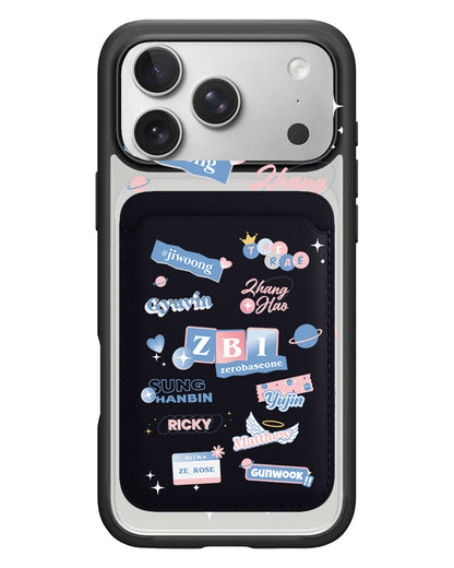 iPhone Magnetic Wallet Case - Zerobaseone Members