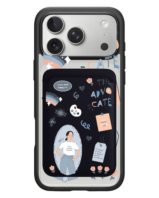iPhone Magnetic Wallet Case - INFJ